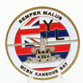 USMC HMH-362 Helicopter Squadron Challenge Coin Kaneohe Bay Hawaii 1.65“ Collectible Pre-owned