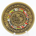 Inter-American Defense Board Challenge Coin Casa del Soldado 1.75 Inch Collectible Pre-owned