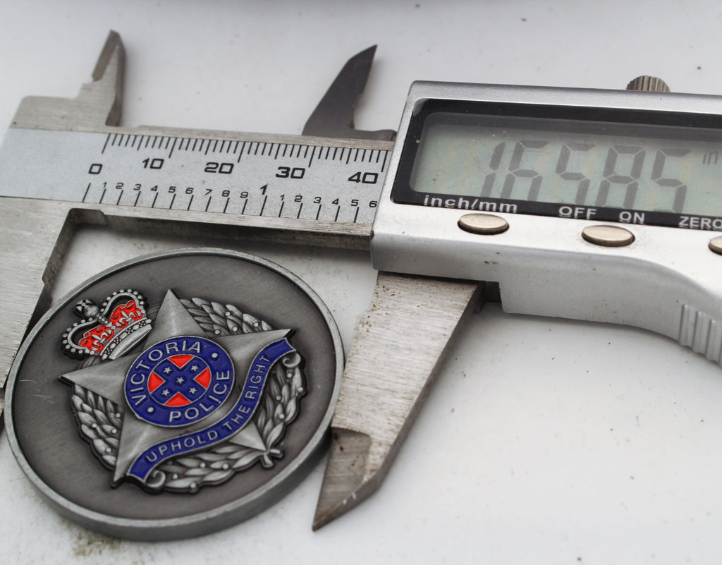 Police Veterans Victoria Challenge Coin – Victoria Police Uphold The Right 1.65 Inch Zinc Alloy