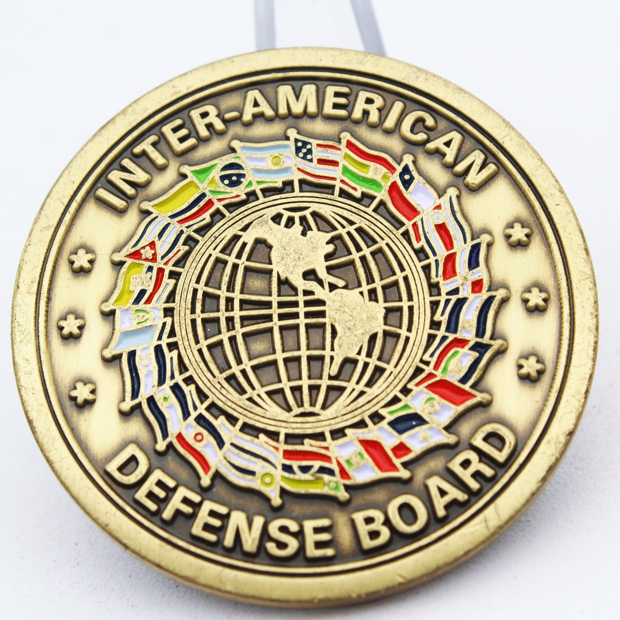 Inter-American Defense Board Challenge Coin Casa del Soldado 1.75 Inch Collectible Pre-owned