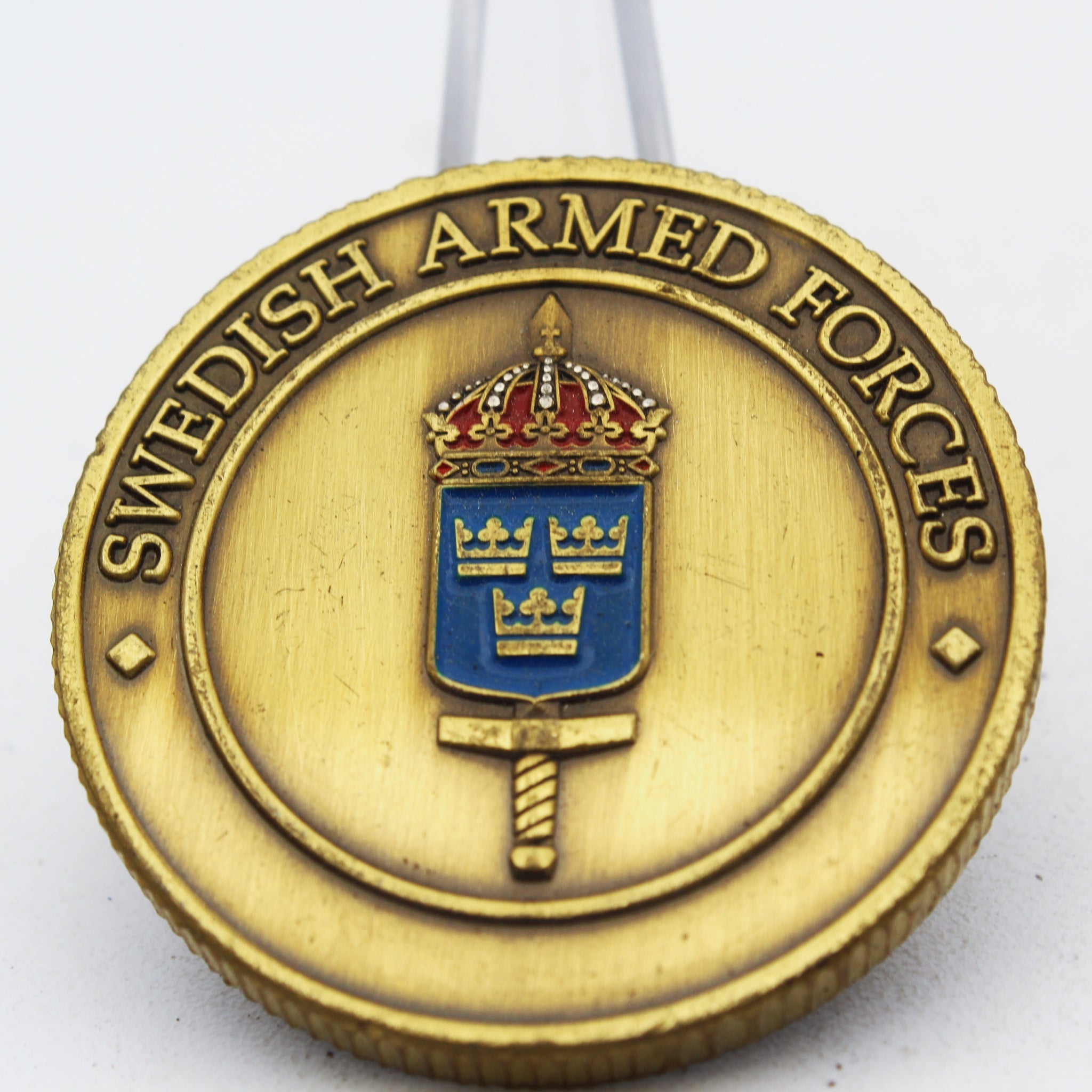 Swedish Armed Forces EUTM RCA 10 Challenge Coin 2021-2022 – 1.5 Inch Copper