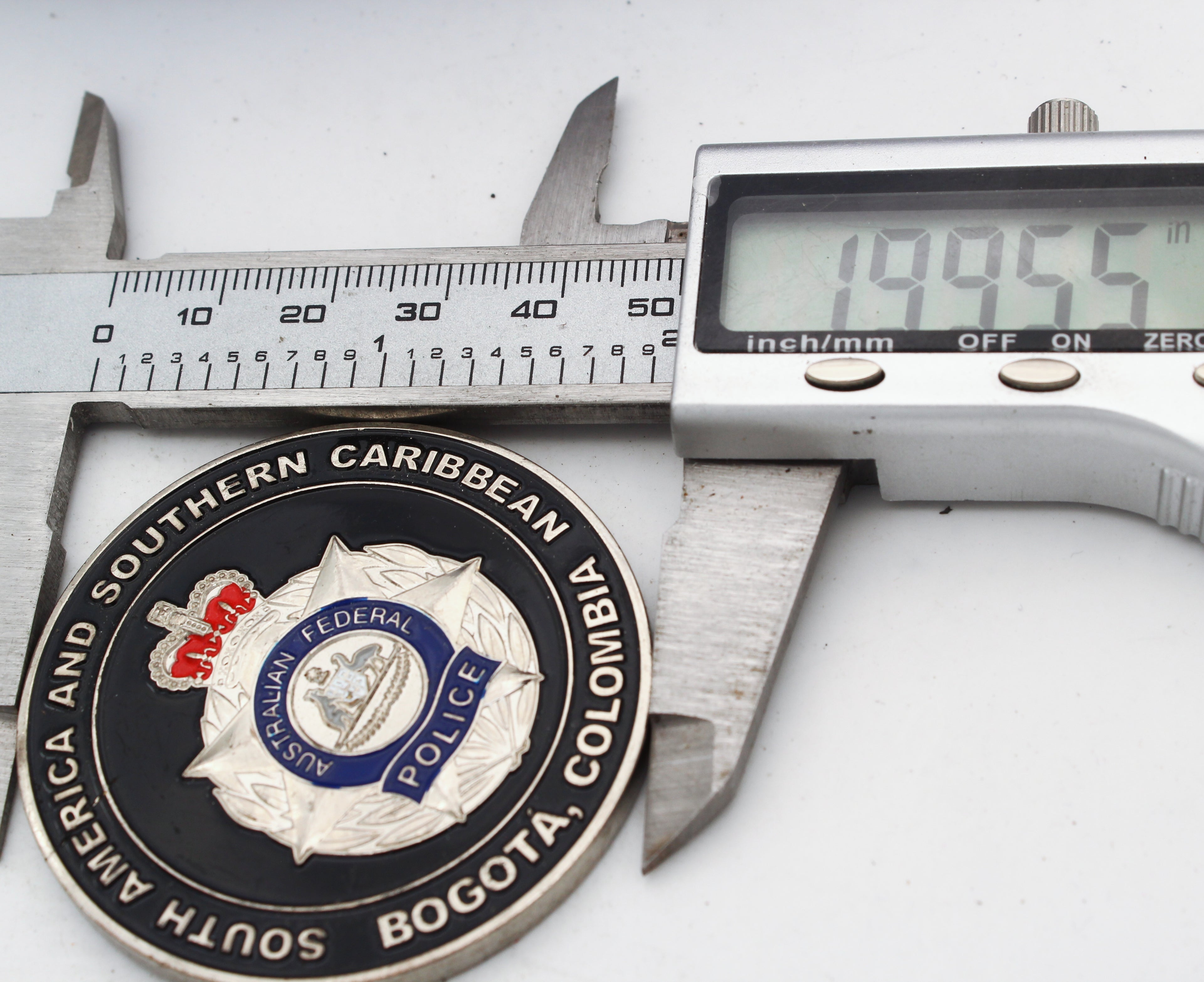 Australian Federal Police Challenge Coin – Latin America & Caribbean (Bogota & Mexico City) 2”