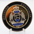 Western Australia Police Blue Knights Australia II Challenge Coin 1.5" Copper Pre-owned