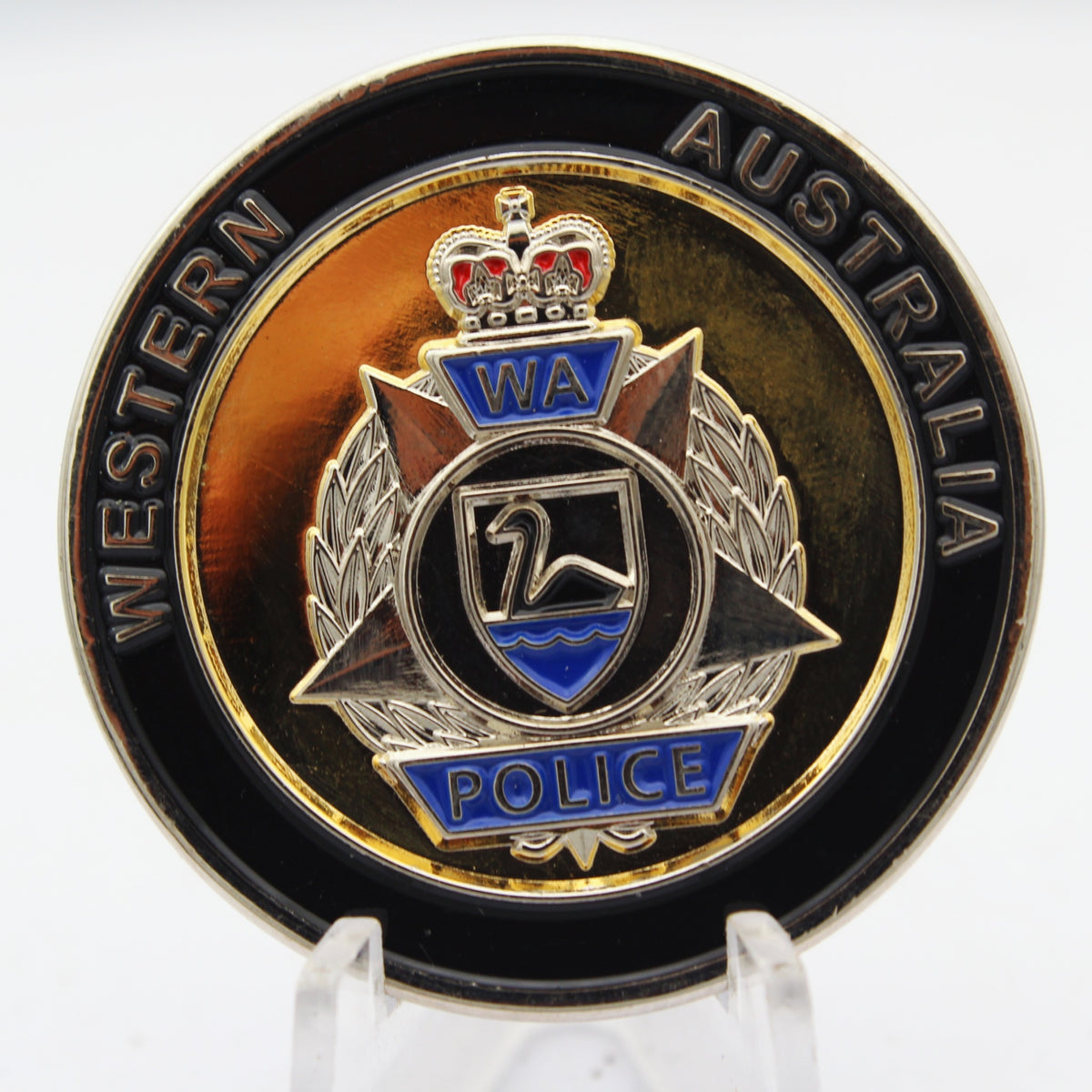 Western Australia Police Blue Knights Australia II Challenge Coin 1.5" Copper Pre-owned