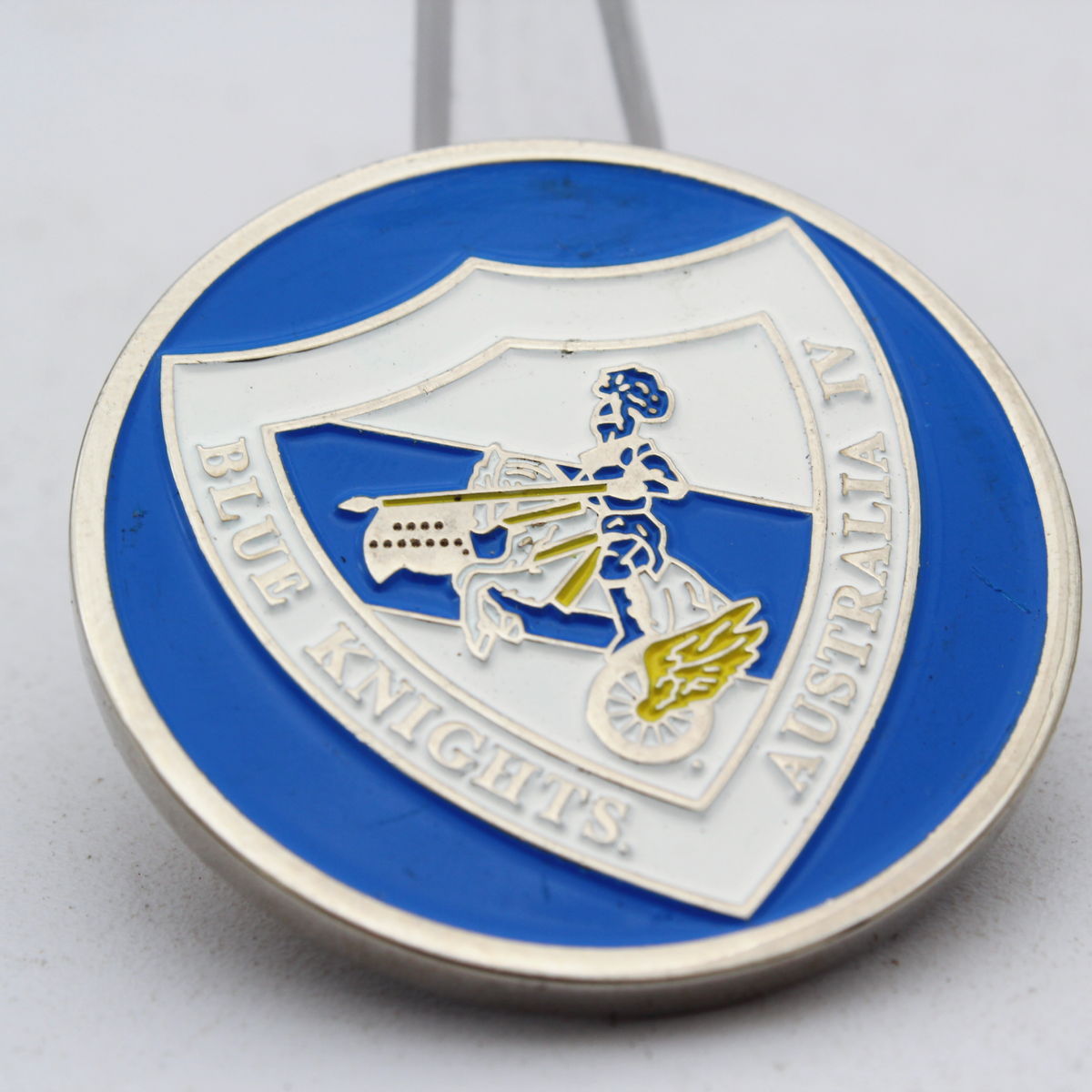Western Australia Police Blue Knights Australia II Challenge Coin 1.5" Copper Pre-owned