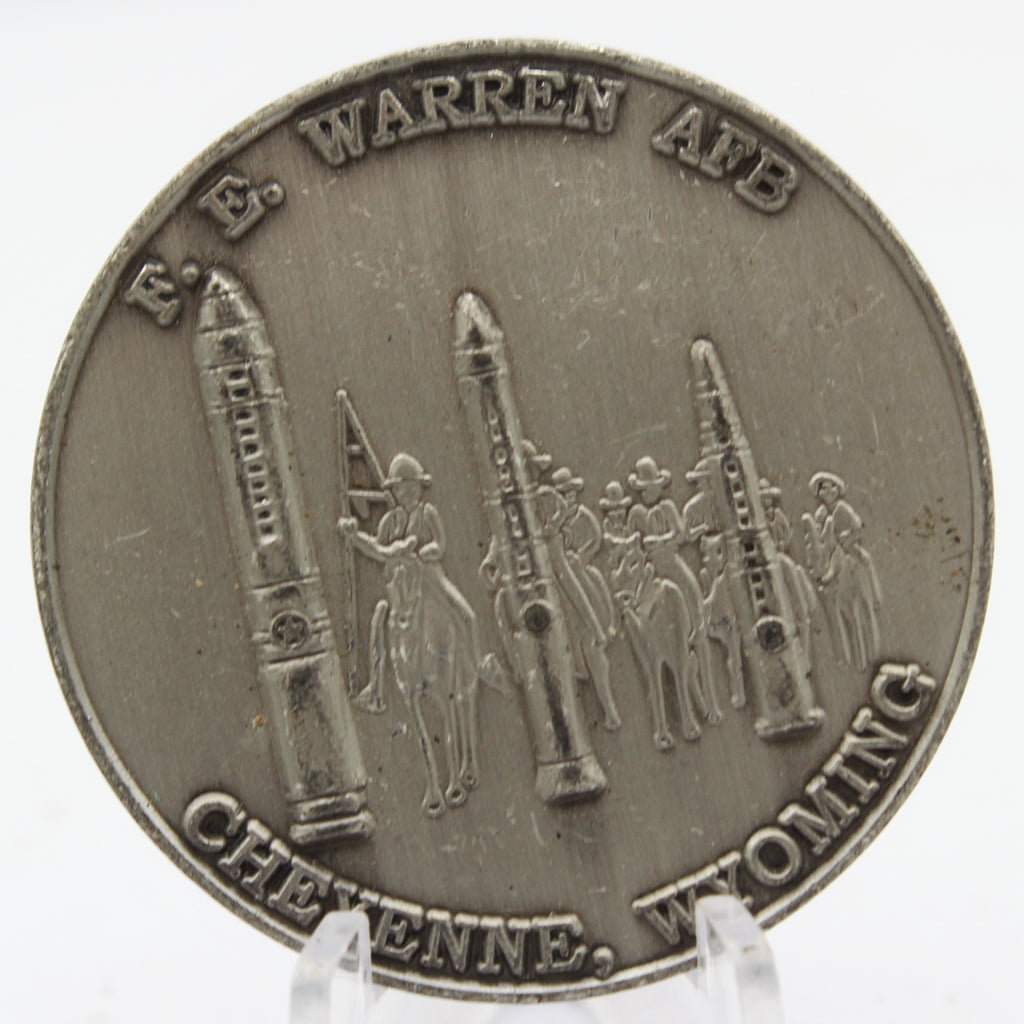 F. E. Warren AFB Warren Spouses’ Club Cheyenne Wyoming Challenge Coin Pre-owned