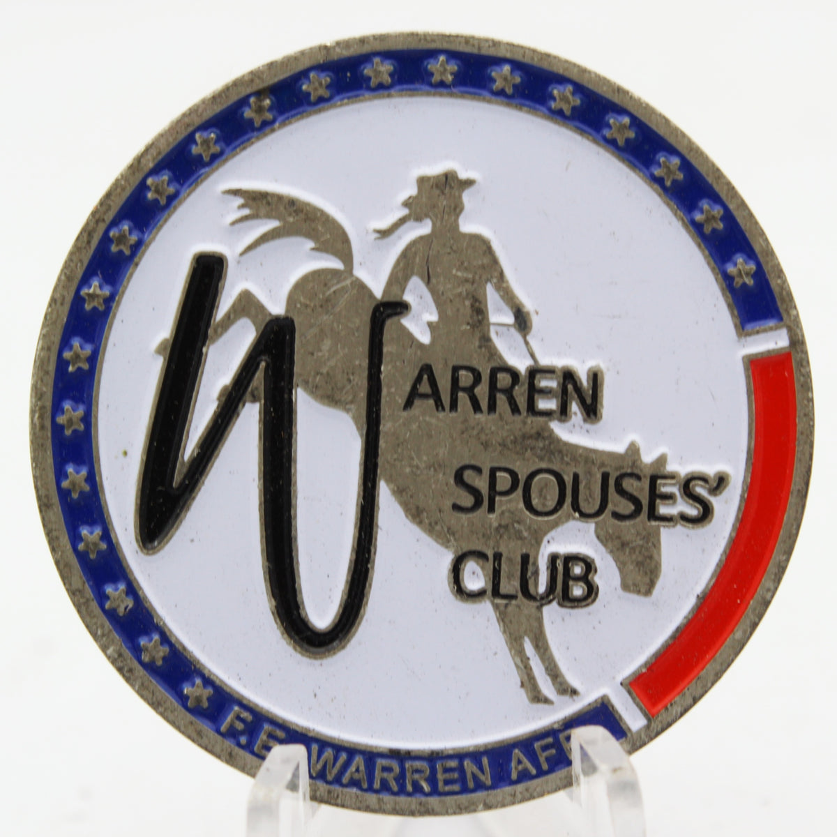 F. E. Warren AFB Warren Spouses’ Club Cheyenne Wyoming Challenge Coin Pre-owned