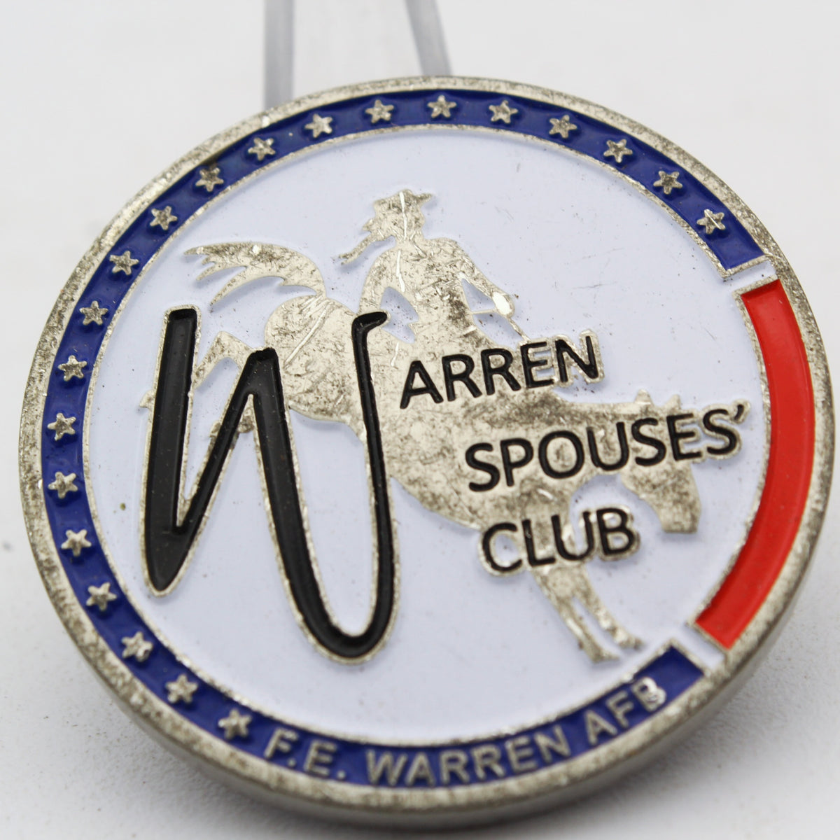 F. E. Warren AFB Warren Spouses’ Club Cheyenne Wyoming Challenge Coin Pre-owned