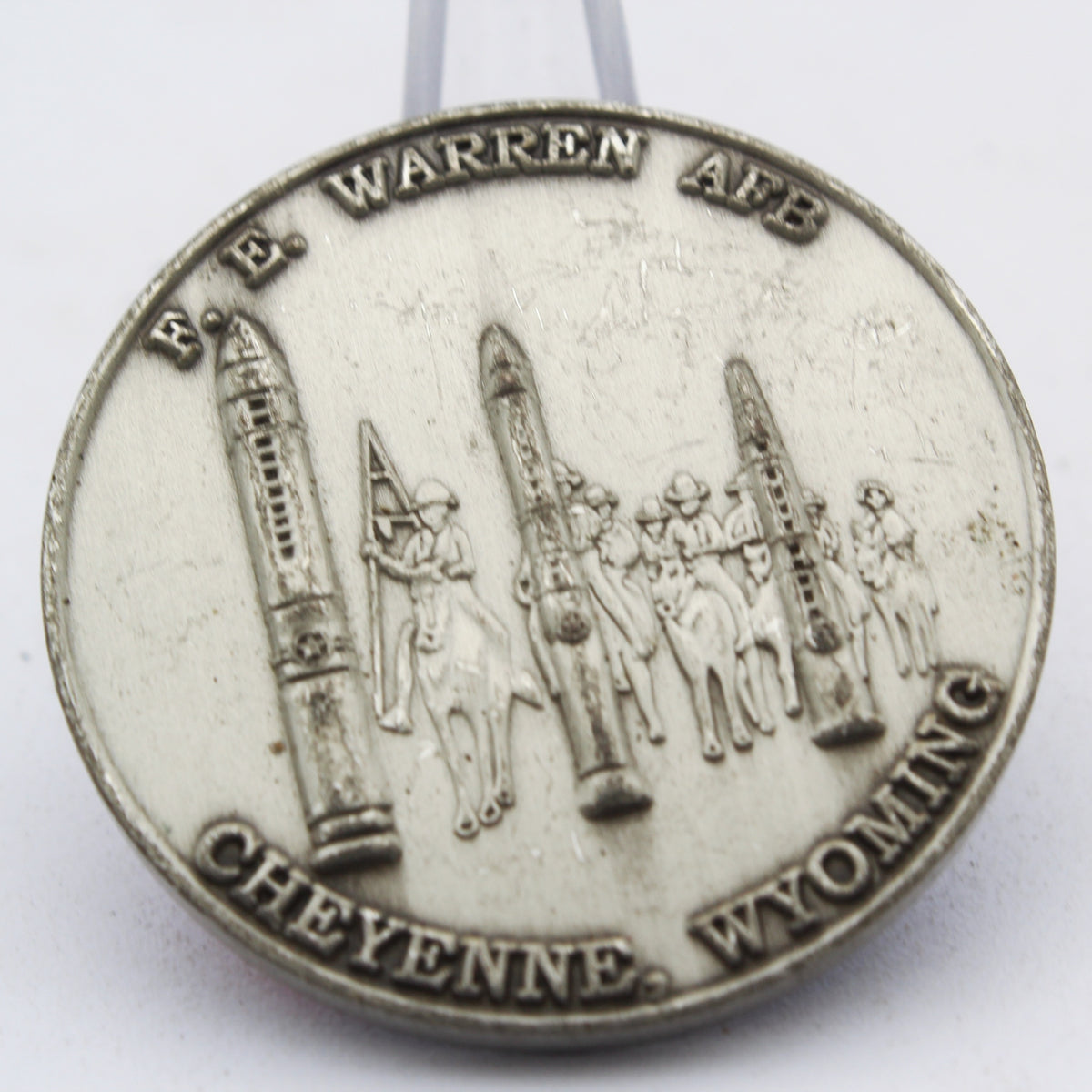 F. E. Warren AFB Warren Spouses’ Club Cheyenne Wyoming Challenge Coin Pre-owned