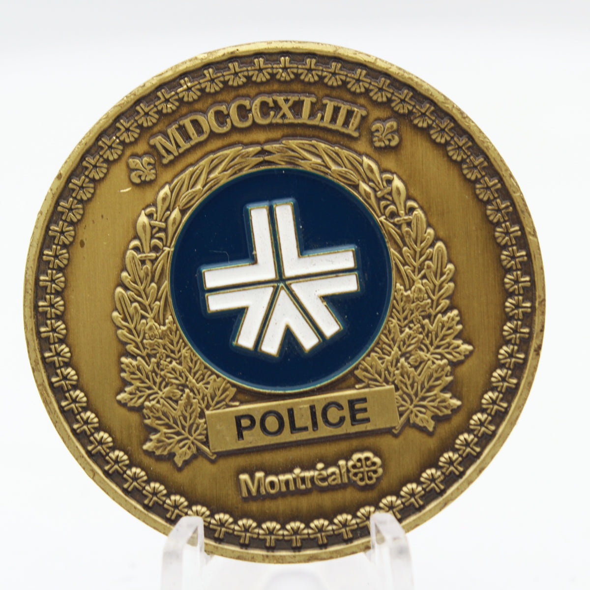 Montreal Police SPVM STAR Recovered Firearms Section Challenge Coin Pre-owned