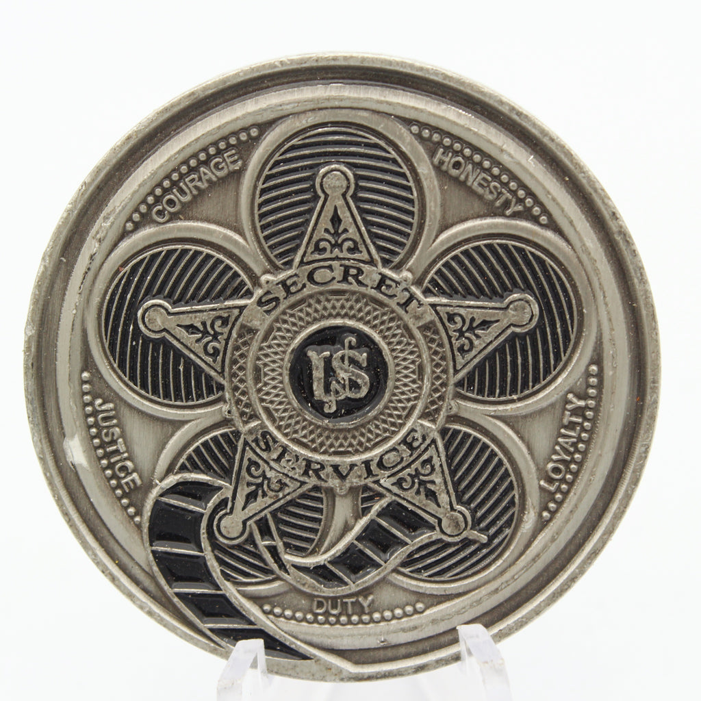 US Secret Service Los Angeles Hollywood Challenge Coin 1.75 Inch Pre-owned