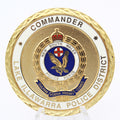 NSW Police Force Commander Lake Illawarra Police District Challenge Coin 1.65 Inch Pre-owned