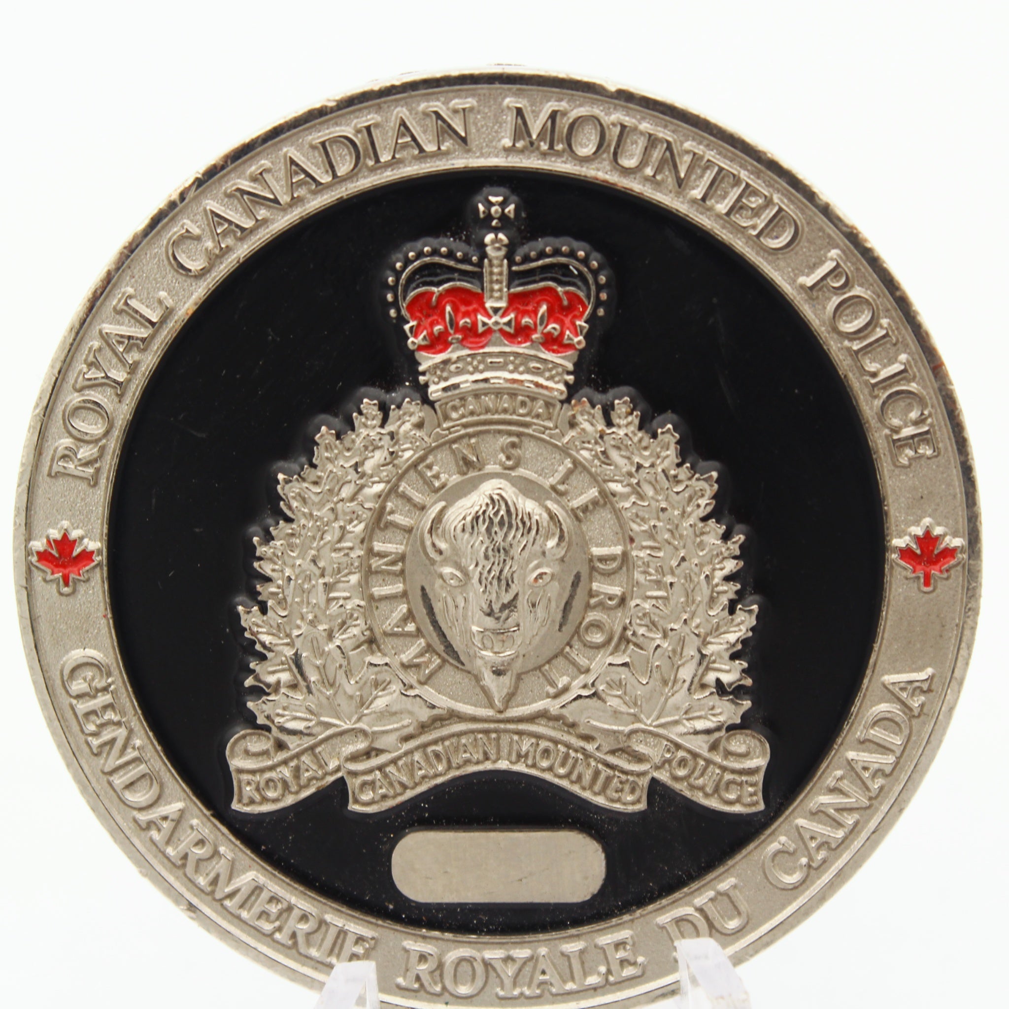 Royal Canadian Mounted Police Prince George Detachment Sex Crimes Unit Challenge Coin 1.75 Inch Pre-owned