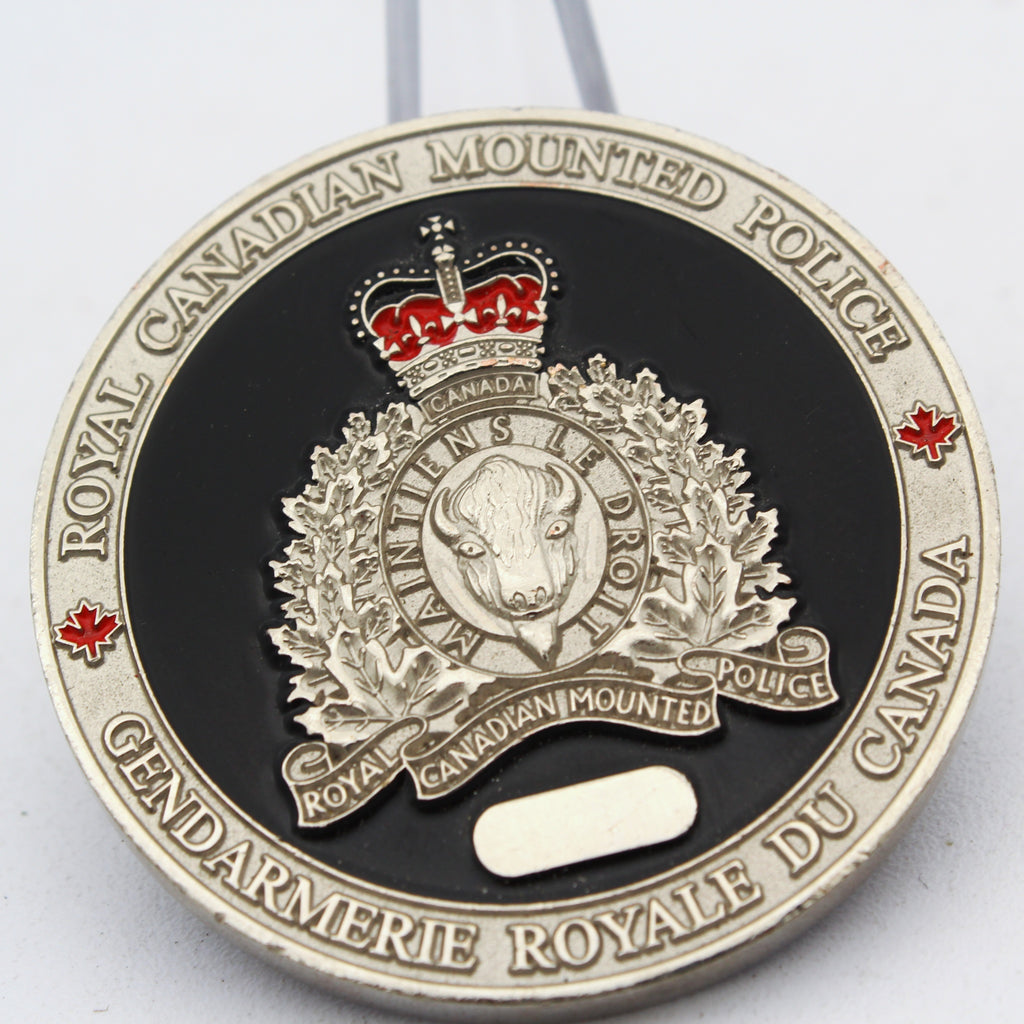 Royal Canadian Mounted Police Prince George Detachment Sex Crimes Unit Challenge Coin 1.75 Inch Pre-owned