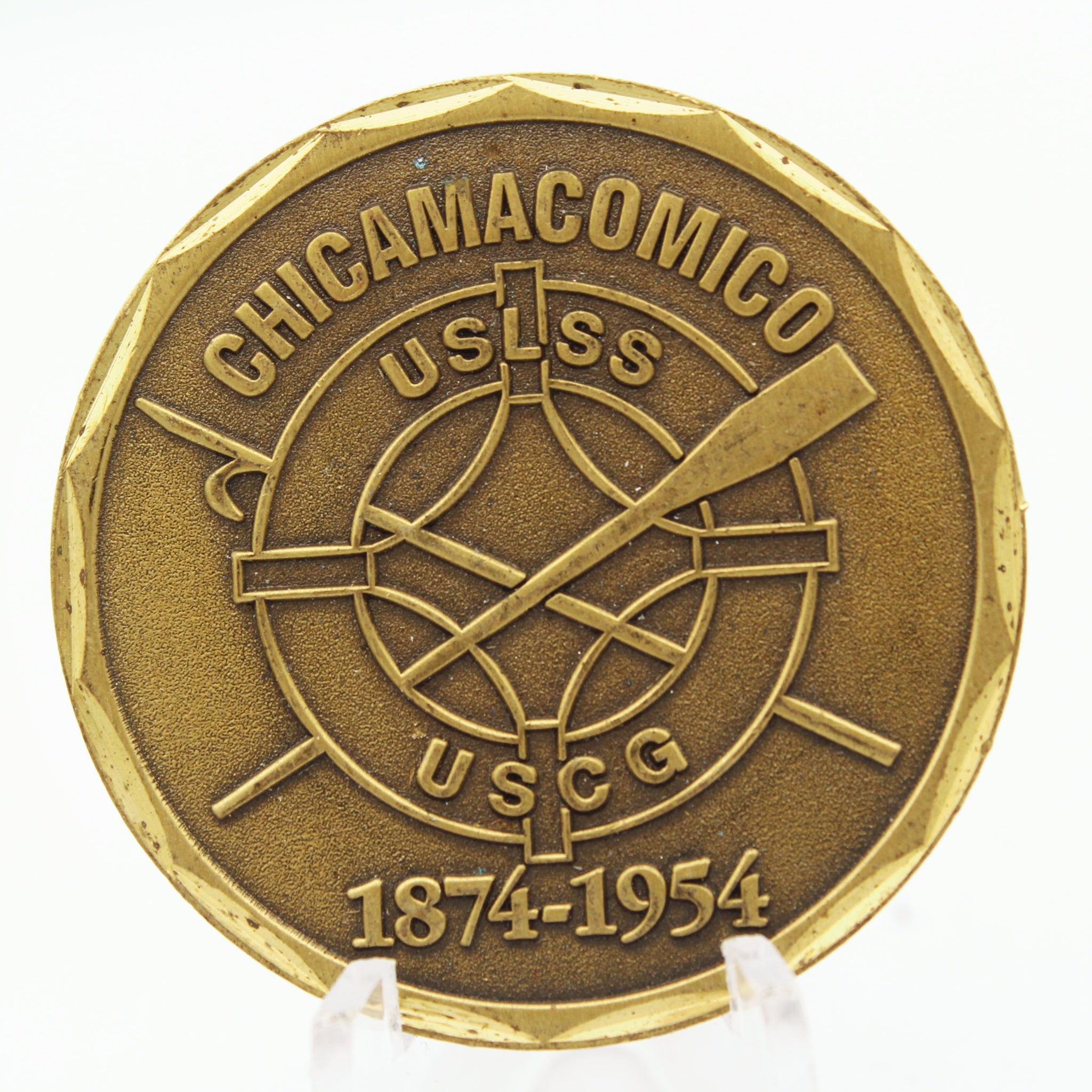 Chicamacomico USLSS USCG Mirlo Centennial Challenge Coin 1.5 Inch Pre-owned