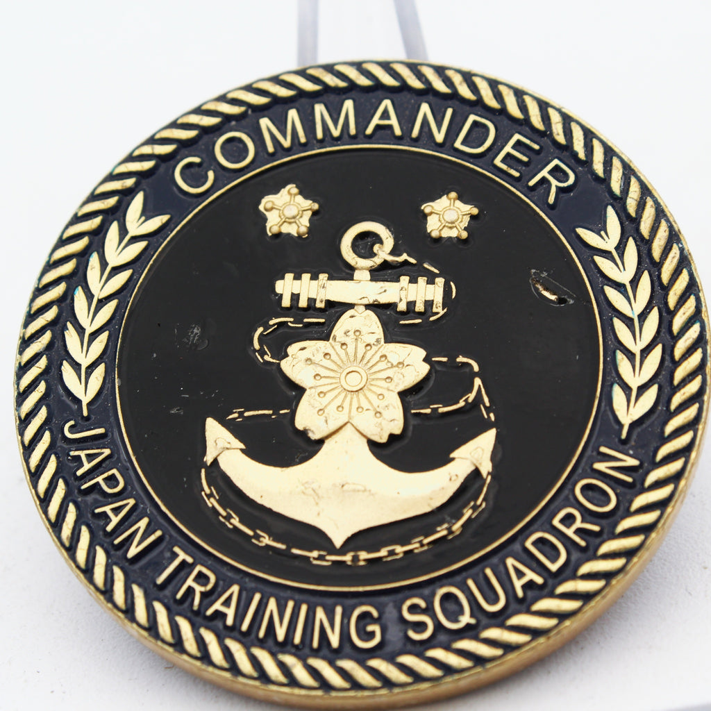 Japanese Naval Training Squadron Commander Coin 2” Pre-Owned Collectible