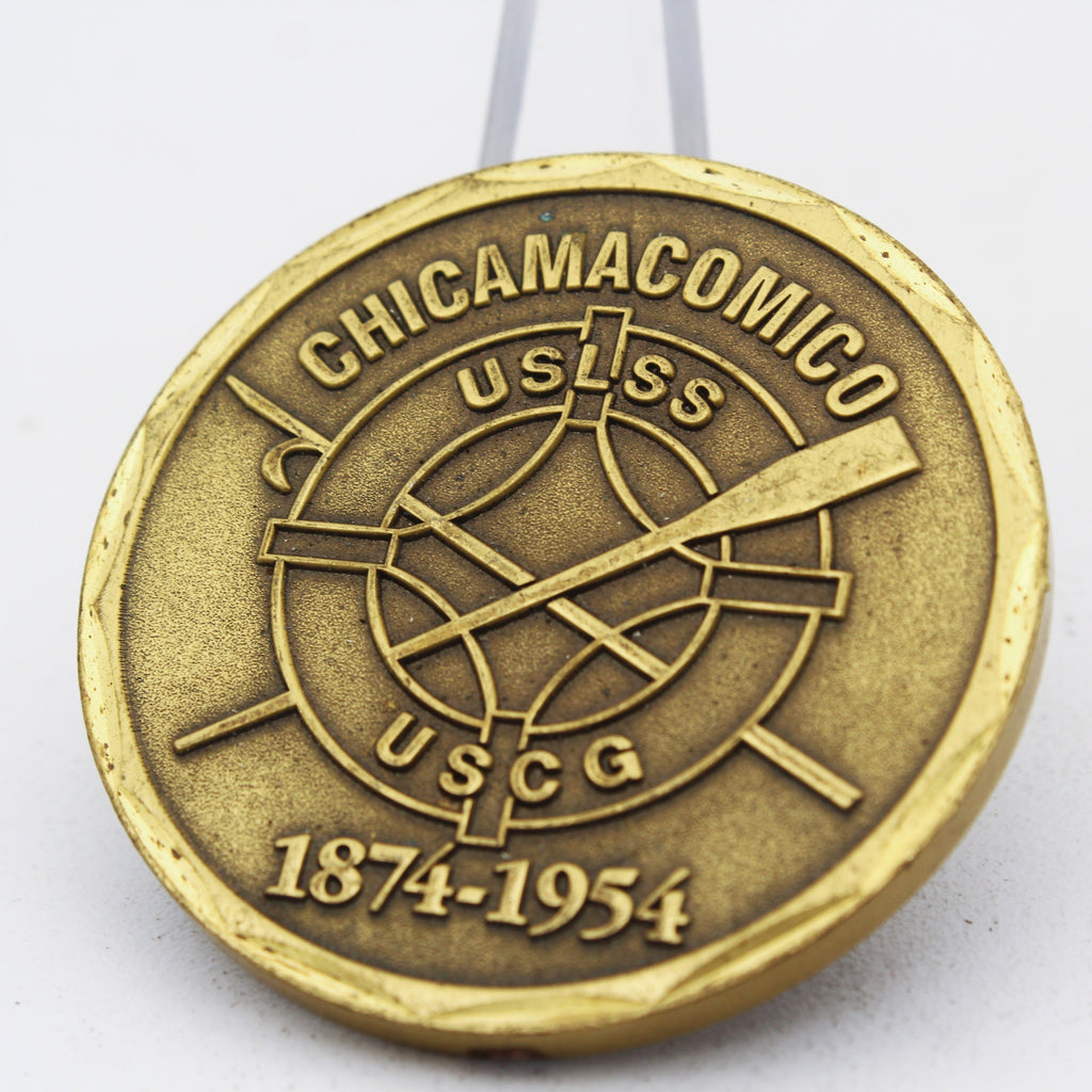 Chicamacomico USLSS USCG Mirlo Centennial Challenge Coin 1.5 Inch Pre-owned