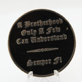 USMC Semper Fi Brotherhood Challenge Coin 1.75" Copper Used
