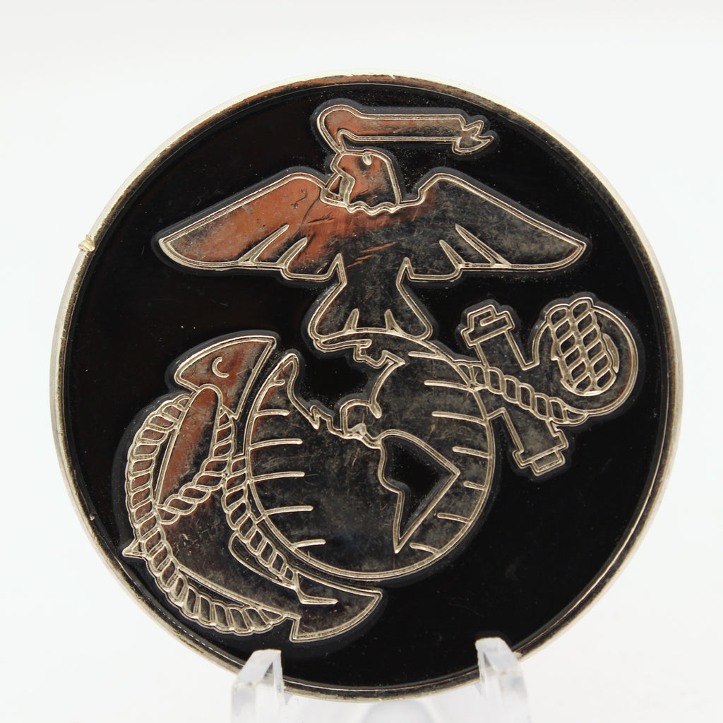 USMC Semper Fi Brotherhood Challenge Coin 1.75" Copper Used