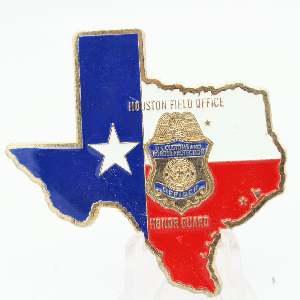 U.S. Customs Border Protection Houston Field Office Honor Guard Texas Challenge Coin 2.0 Inch