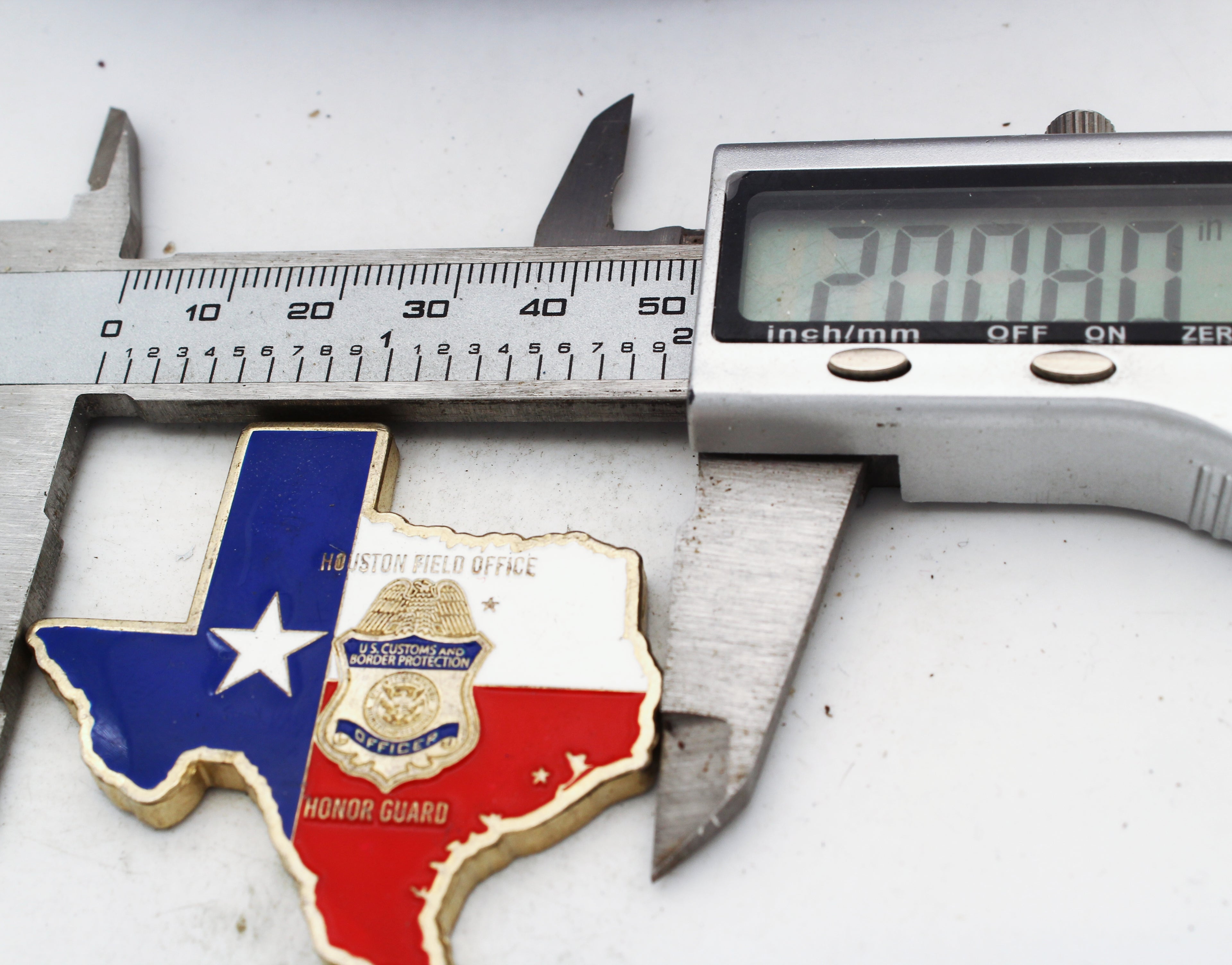 U.S. Customs Border Protection Houston Field Office Honor Guard Texas Challenge Coin 2.0 Inch