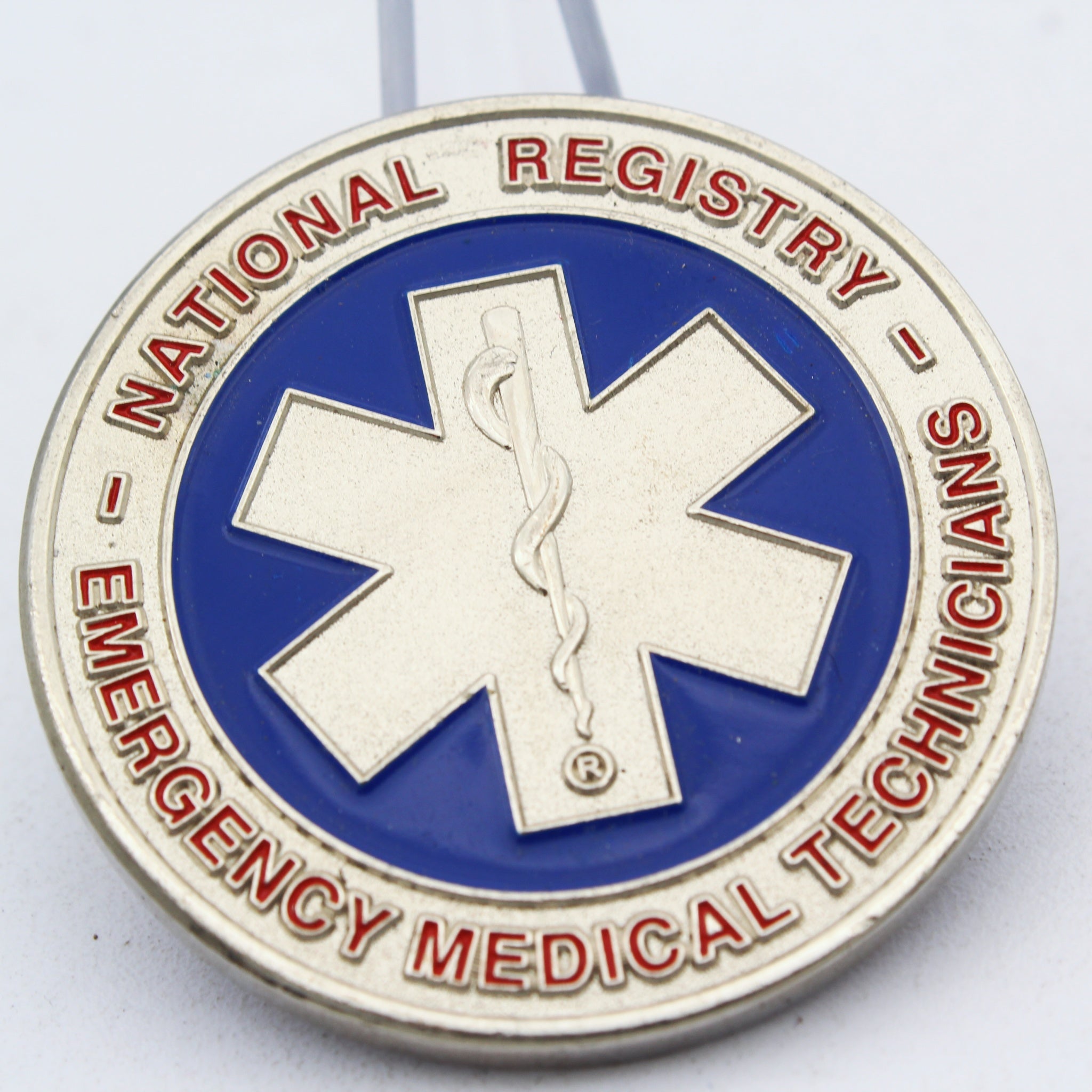 National Registry EMT Challenge Coin 1.75'' Copper EMS Emergency Medical Medallion Pre-Owned
