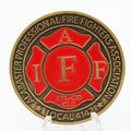 Alabaster Fire Department IAFF Local 4142 AFL-CIO CLC Challenge Coin 1.5" Pre-Owned