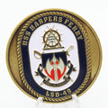 USS Harpers Ferry LSD-49 Challenge Coin US Navy Oath of Enlistment 1.75" Pre-Owned