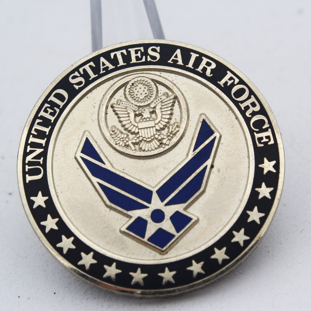 US Air Force Staff Sergeant Challenge Coin USAF Rank Challenge Coin 1.5" Pre-Owned