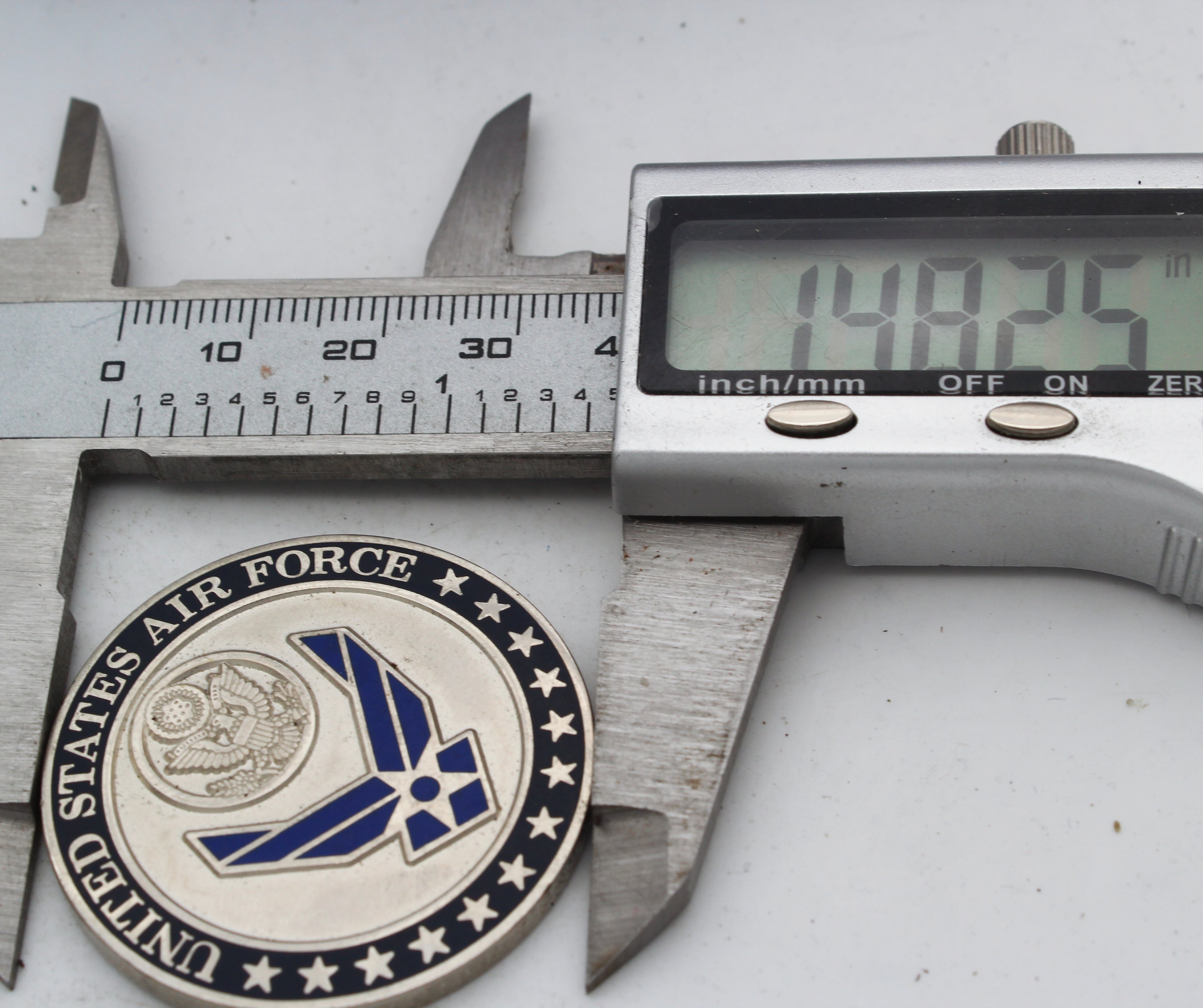 US Air Force Staff Sergeant Challenge Coin USAF Rank Challenge Coin 1.5" Pre-Owned