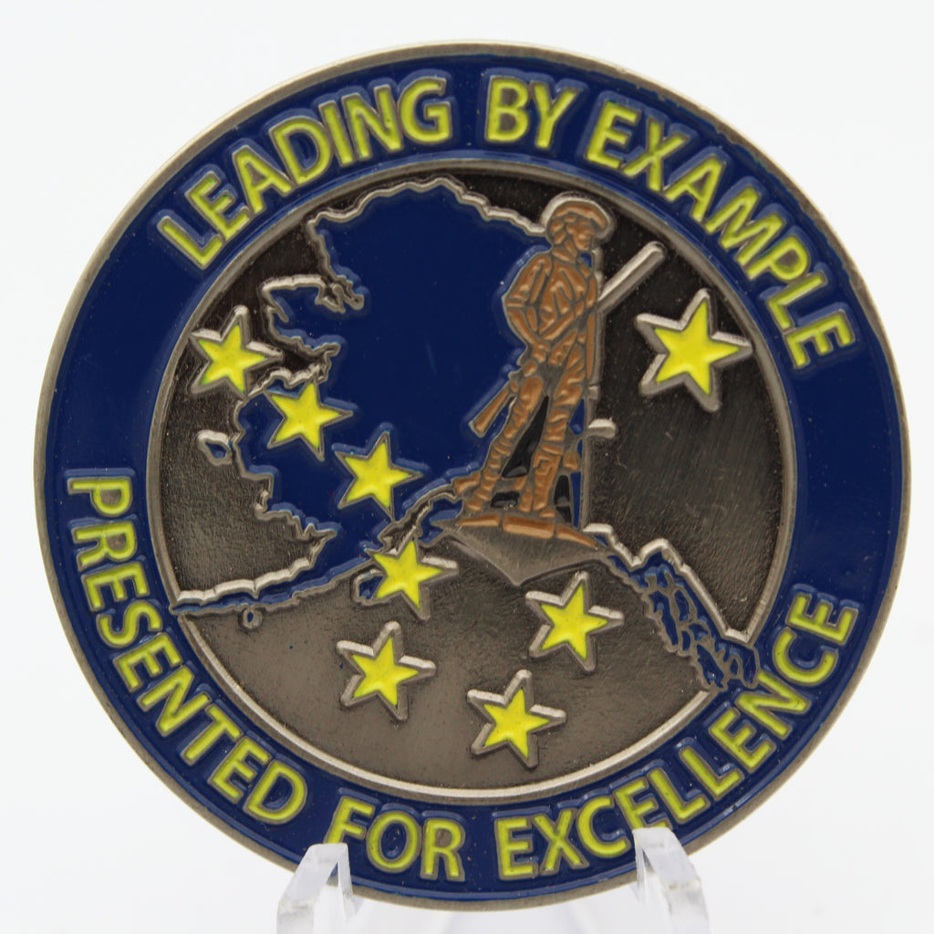 Alaska ANG Chiefs Challenge Coin 1.65 Inch Pre-Owned Copper Military Collectible