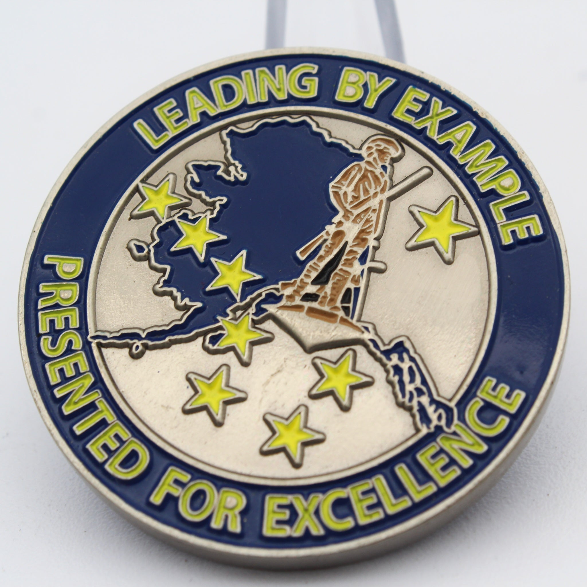 Alaska ANG Chiefs Challenge Coin 1.65 Inch Pre-Owned Copper Military Collectible
