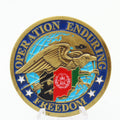 Operation Enduring Freedom Challenge Coin Afghanistan Military 1.6 Inch Pre-Owned