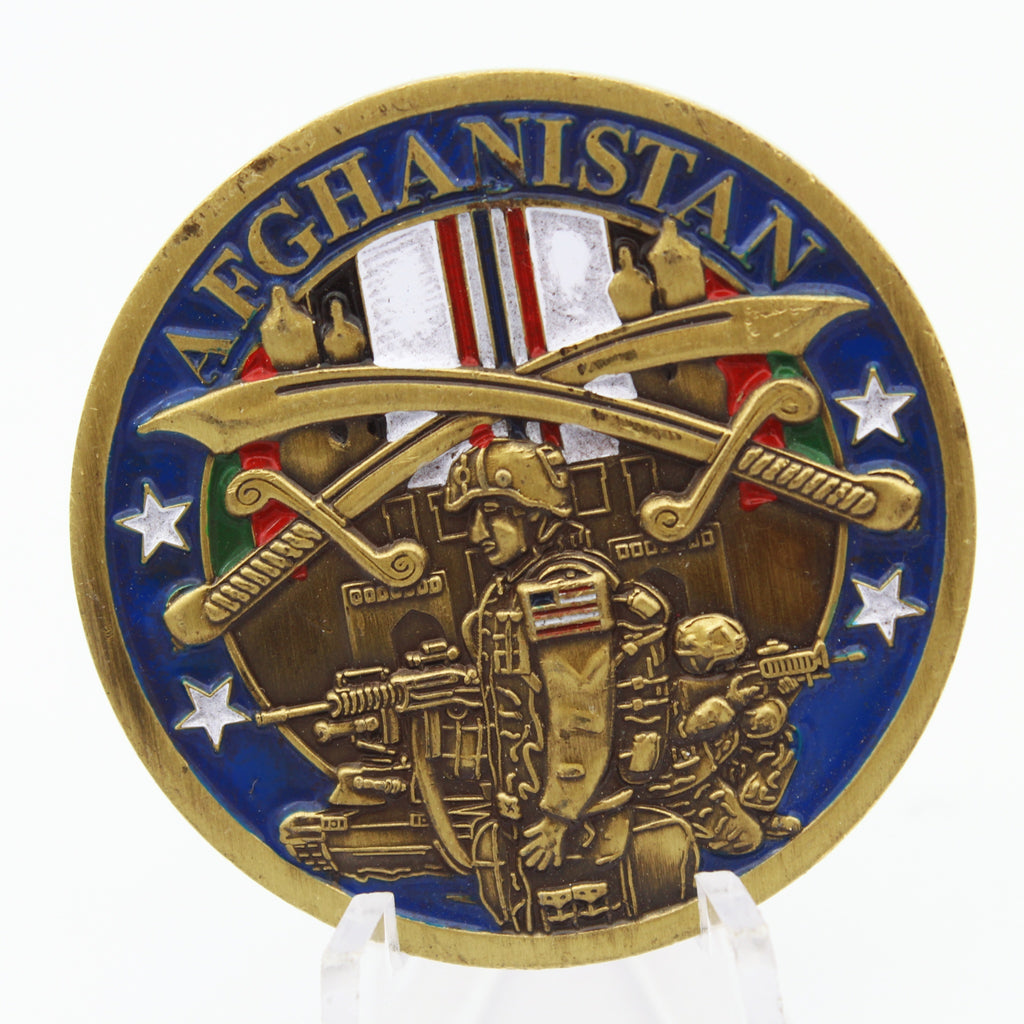 Operation Enduring Freedom Challenge Coin Afghanistan Military 1.6 Inch Pre-Owned