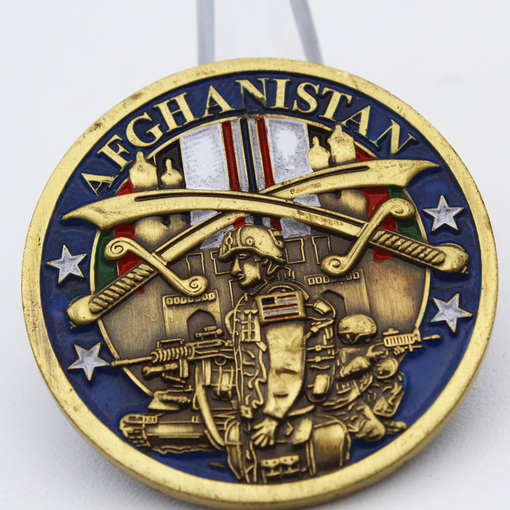 Operation Enduring Freedom Challenge Coin Afghanistan Military 1.6 Inch Pre-Owned