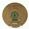 CFB Borden Waterloo Officers Mess Challenge Coin 1.75 Inch Pre-Owned Copper