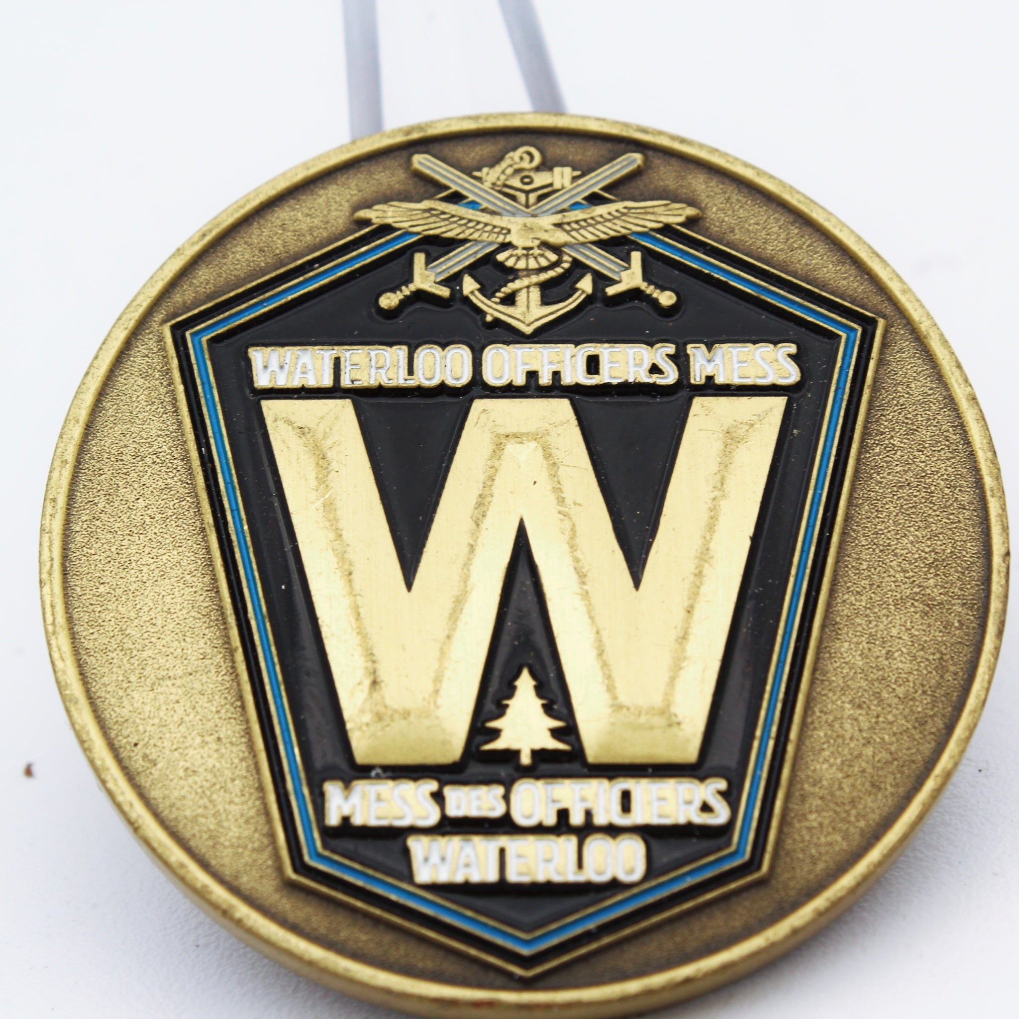CFB Borden Waterloo Officers Mess Challenge Coin 1.75 Inch Pre-Owned Copper