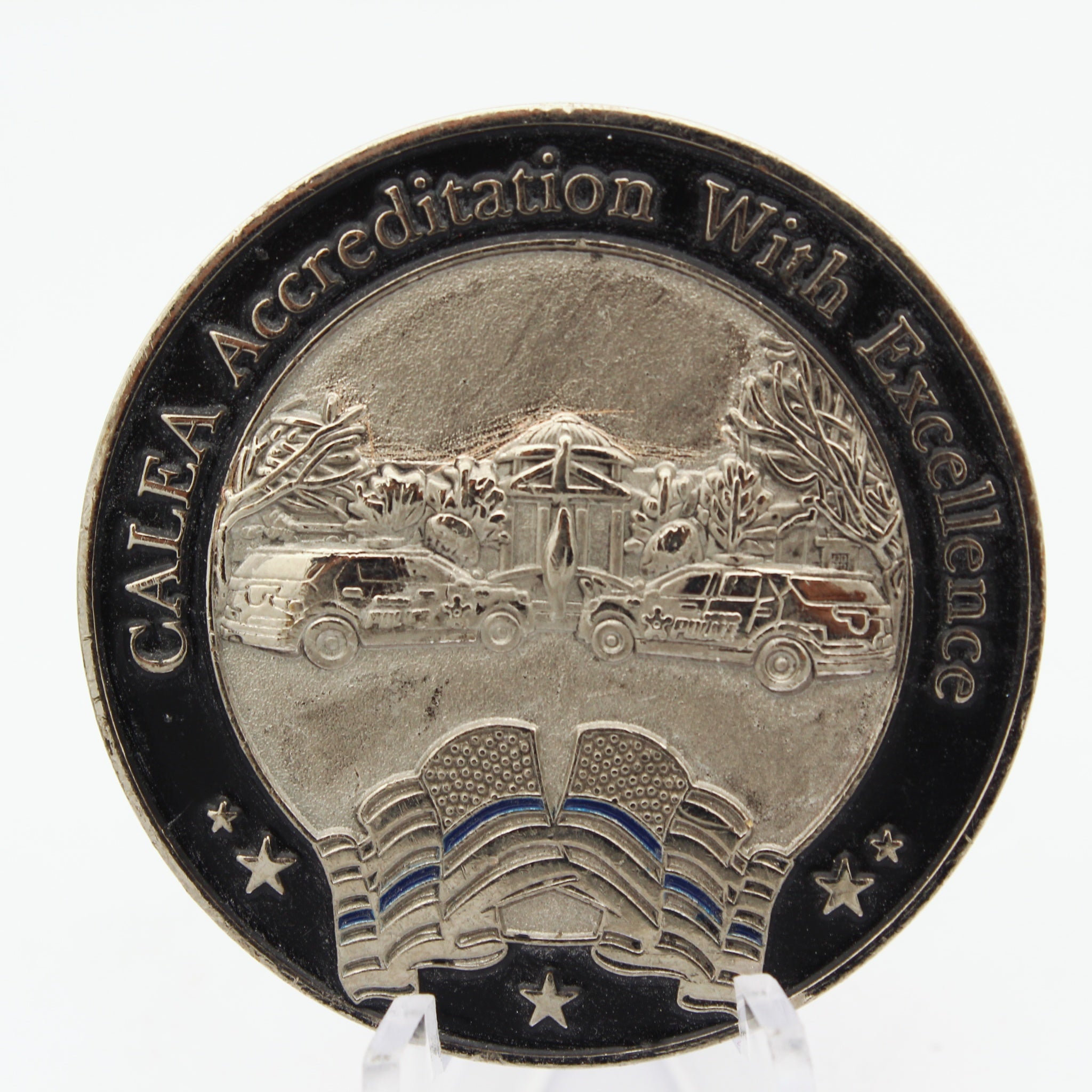 Addison Police Autism Awareness Challenge Coin ESP 184 1.75 Inch Copper Pre-owned
