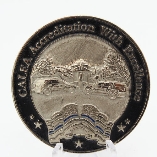 Addison Police Autism Awareness Challenge Coin ESP 184 1.75 Inch Copper Pre-owned