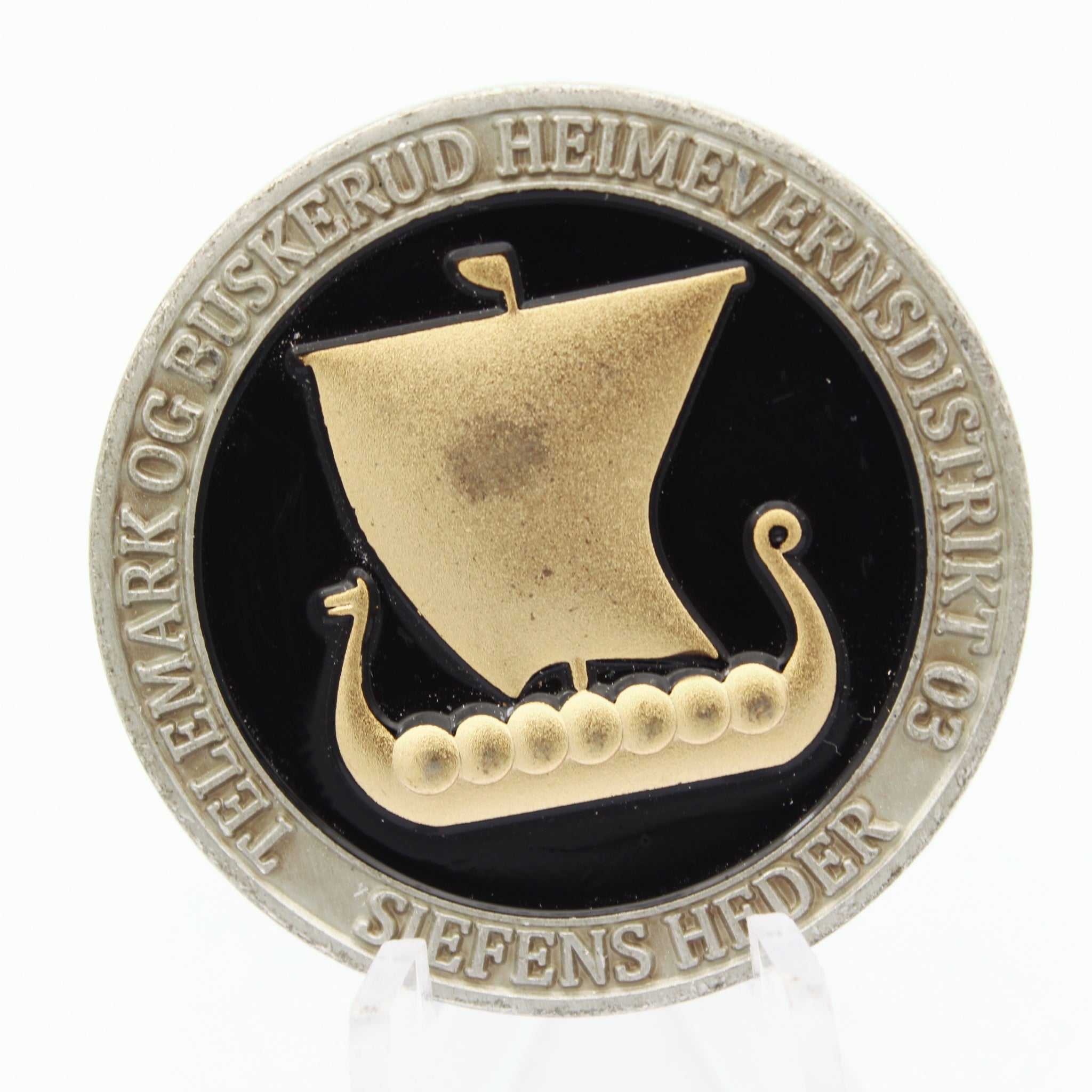 Kongsberg 2025 Norwegian Defense Challenge Coin 1.5 Inch Copper Pre-owned