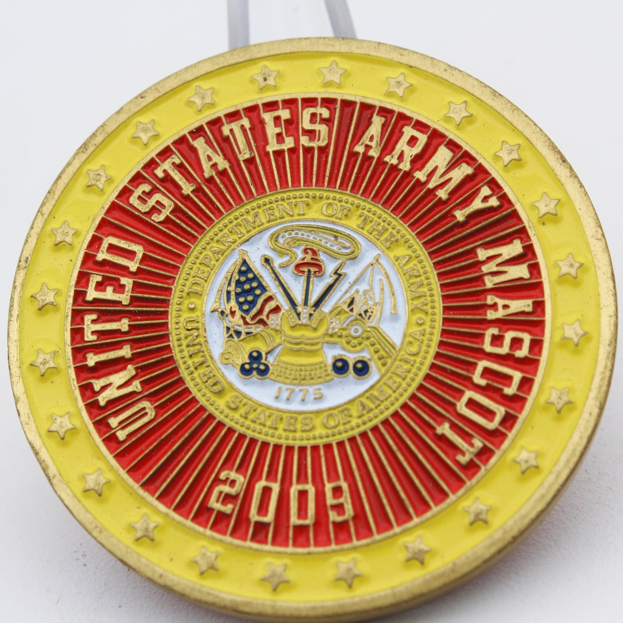 United States Army Mule Mascot Challenge Coin 1.75 Inch Copper Pre-owned