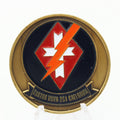 Custos VMFA-251 Caelorum Thunderbolts Unit Challenge Coin Lightning Cross 1.5 Inch Copper Pre-owned