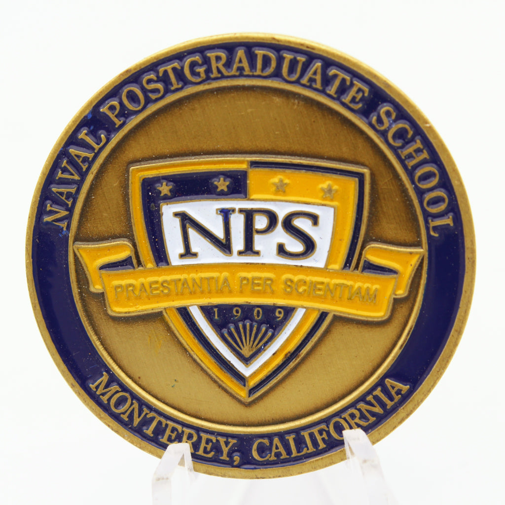 Naval Postgraduate School Centennial Challenge Coin 1909–2009 Monterey NPS Pre-owned