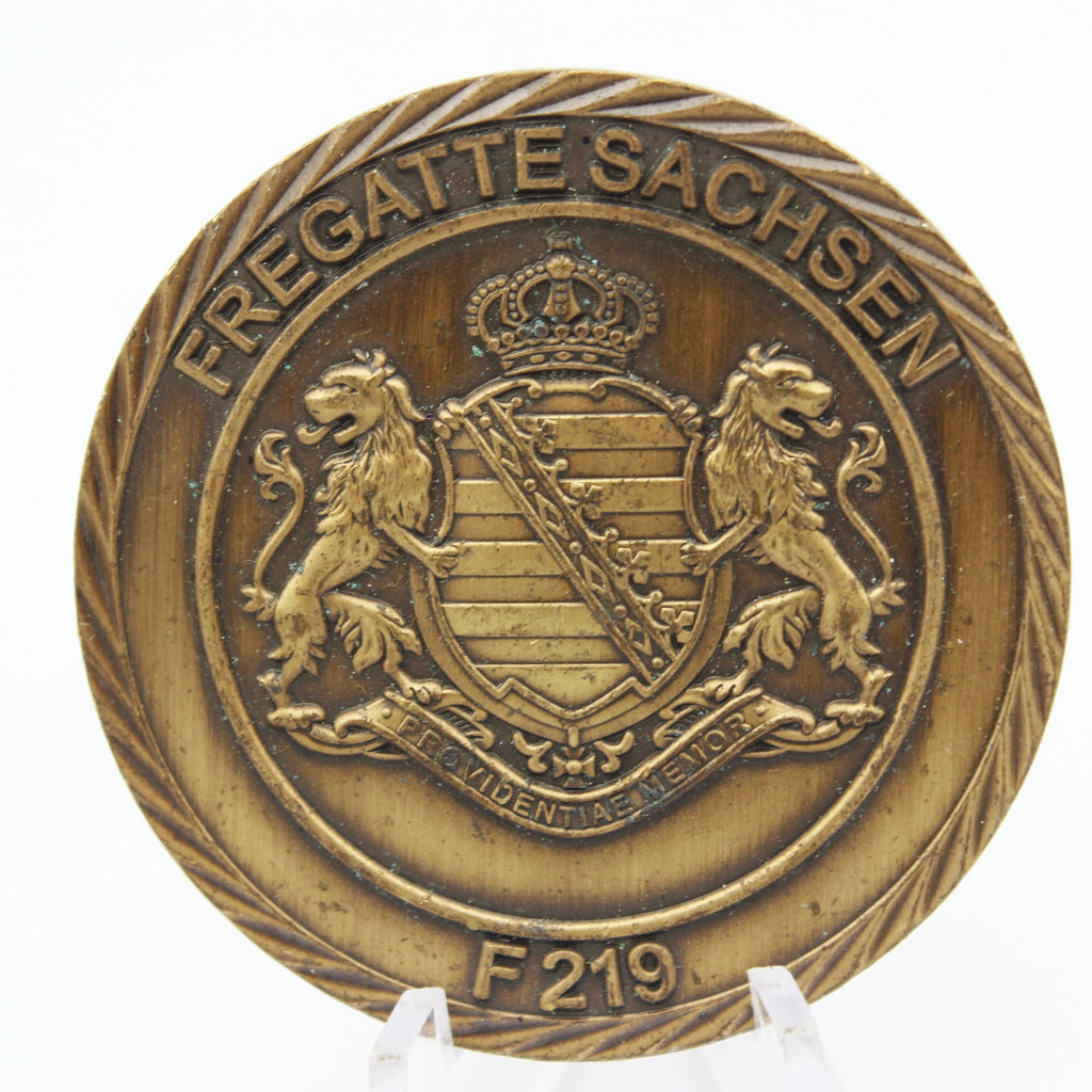 Fregatte Sachsen F219 Challenge Coin German Navy Crest Military Collectible Pre-owned