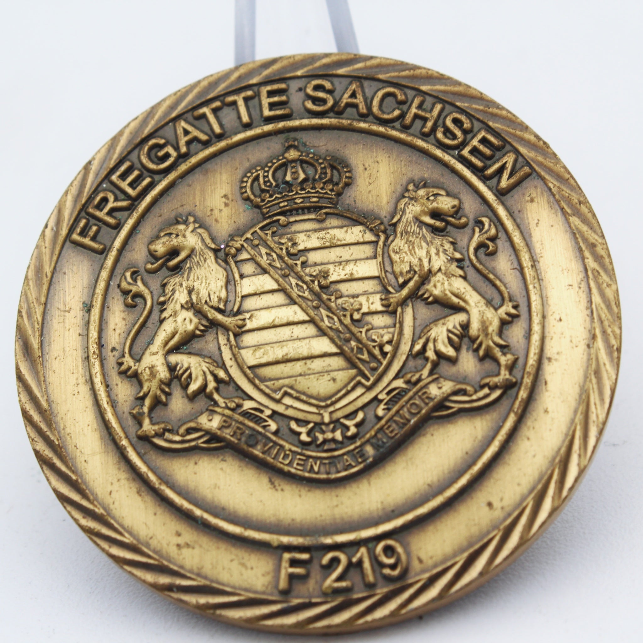Fregatte Sachsen F219 Challenge Coin German Navy Crest Military Collectible Pre-owned