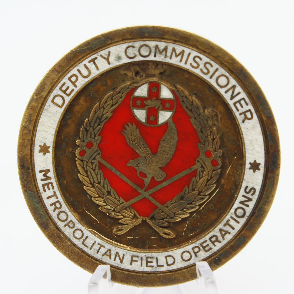 New South Wales NSW Police Force Deputy Commissioner Challenge Coin 1.65" Copper Pre-owned