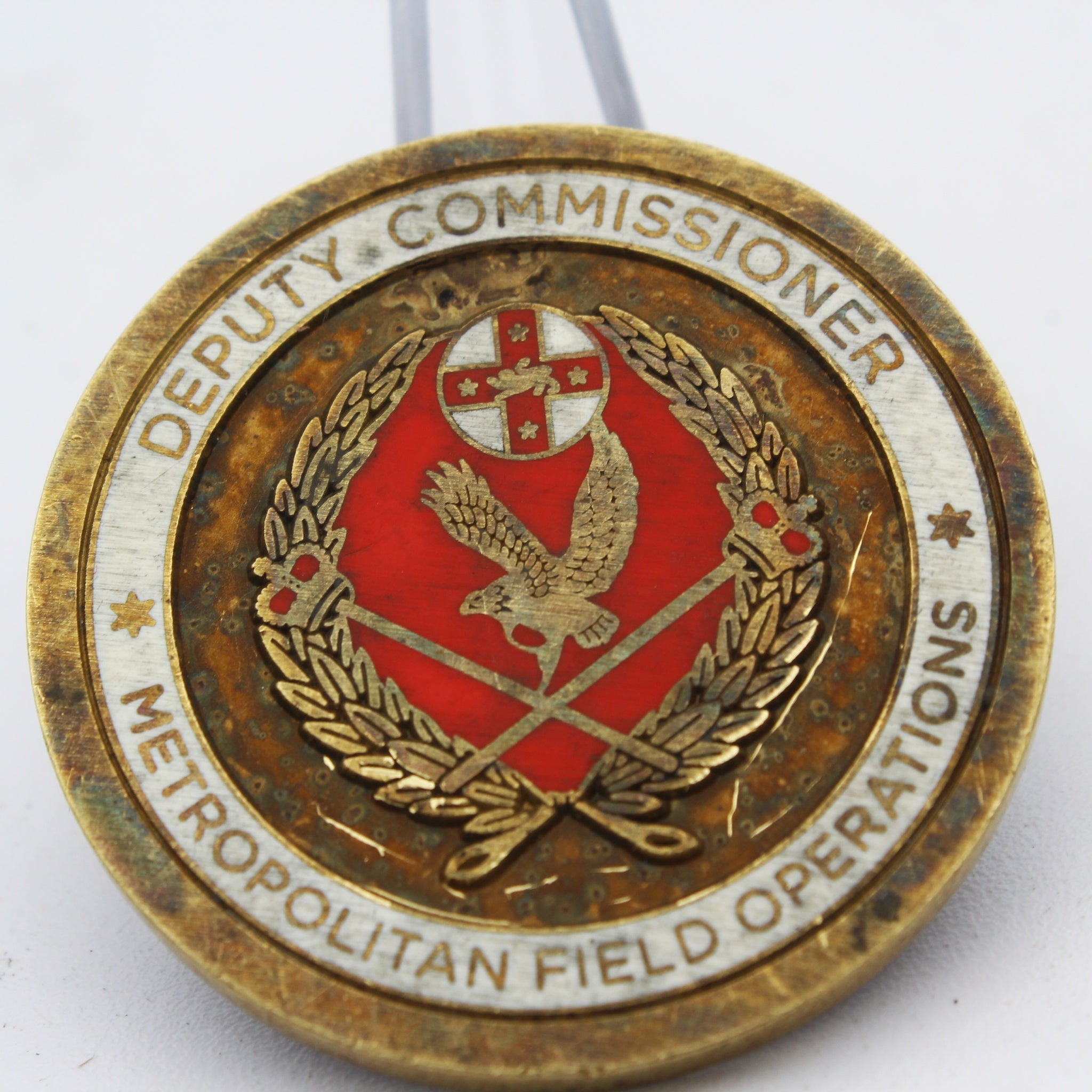 New South Wales NSW Police Force Deputy Commissioner Challenge Coin 1.65" Copper Pre-owned