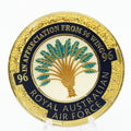 Royal Australian Air Force 96 Wing Challenge Coin Officer Commanding 1.75" Copper Pre-owned