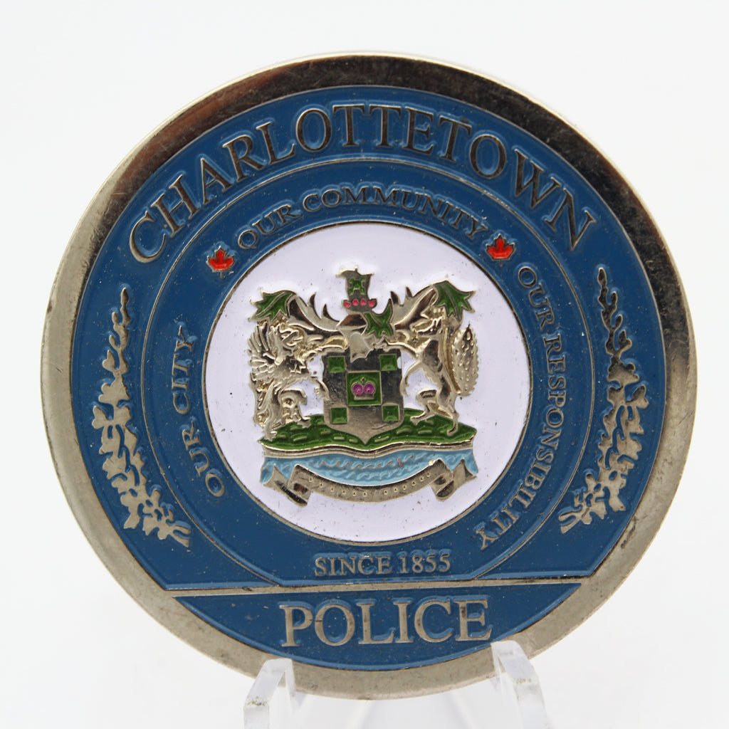 Charlottetown Police Challenge Coin Guardian of the Birthplace of Confederation 1.75" Copper Pre-owned