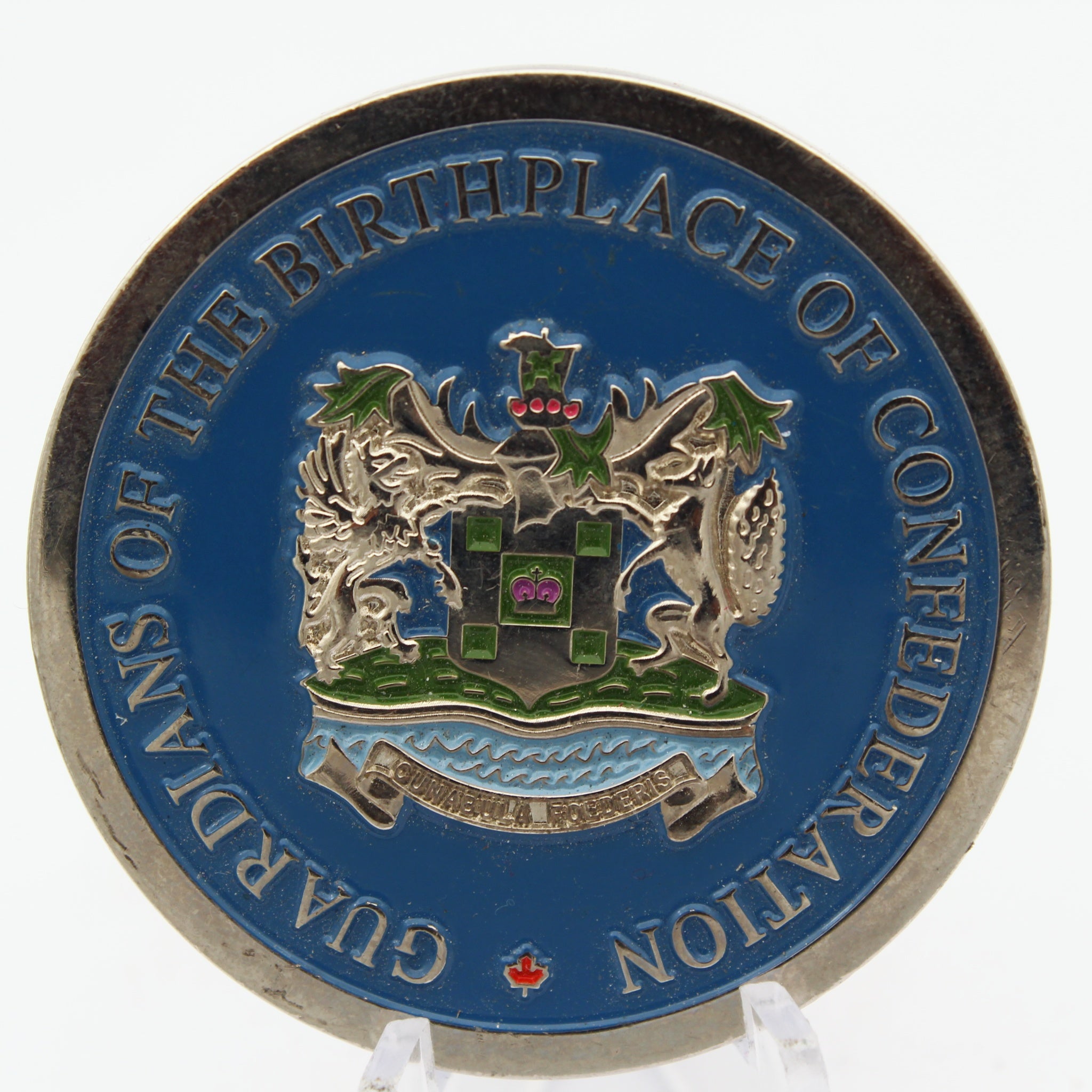Charlottetown Police Challenge Coin Guardian of the Birthplace of Confederation 1.75" Copper Pre-owned